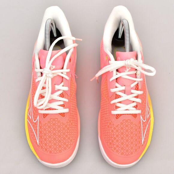 MIZUNO WOMEN'S WAVE EXCEED TOUR 5 TENNIS SHOES SIZE 8 PINK WHITE - Picture 4 of 9